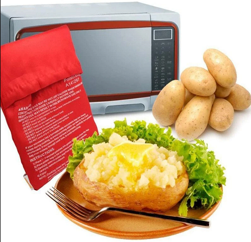3PCs Microwave Potato Cooker Bag