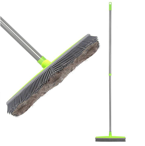 Pet Hair Cleaning Rubber Broom