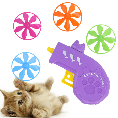 Flying Copter Fetch Toy for Cats
