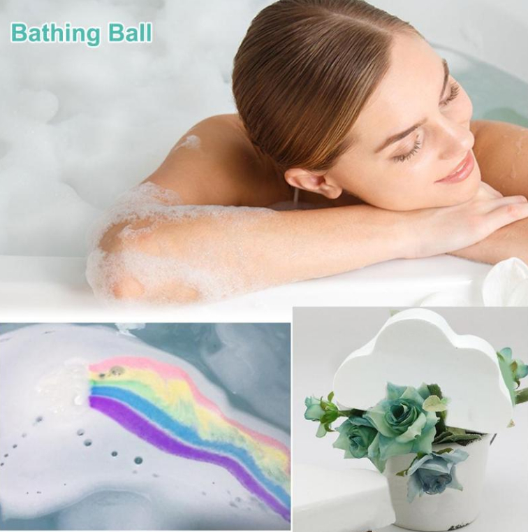 Rainbow Bath Salt Ball